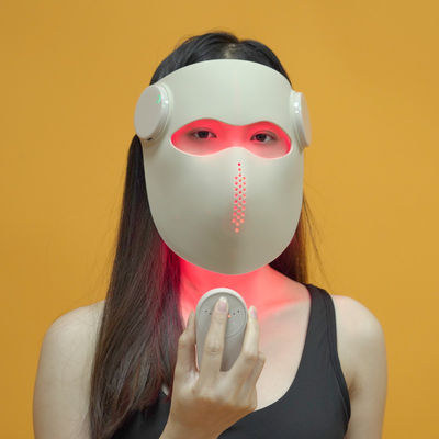 satın al 3D Kırmızı ve Kızılötesi Işık Terapisi Maskesi  660+850+1064nm + Mavi 460nm LED, 288 Işık, Cilt Sertleştirme ve Akne Tedavisi, CE / RoHS / FCC çevrimiçi üretim