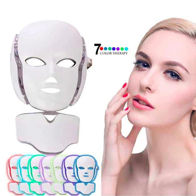 satın al Kırmızı Işık Yüz Cihazı Foton Işık Terapisi Led Maske Işık Cilt Güzellik Terapisi 7 Renk çevrimiçi üretim