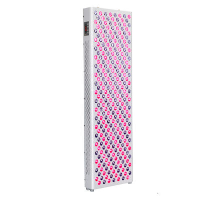 660nm 850nm Yakın Kızılötesi Kırmızı Işık Terapisi Paneli, Tüm Vücut Tedavisi için 5W*300LED 2 adet*1500W Panel 1 adet Stand