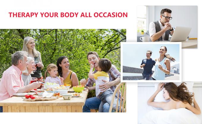 Kırmızı ışık tedavisi bantı yakın kızılötesi Kırmızı LED kemer Yoga paspası için 4