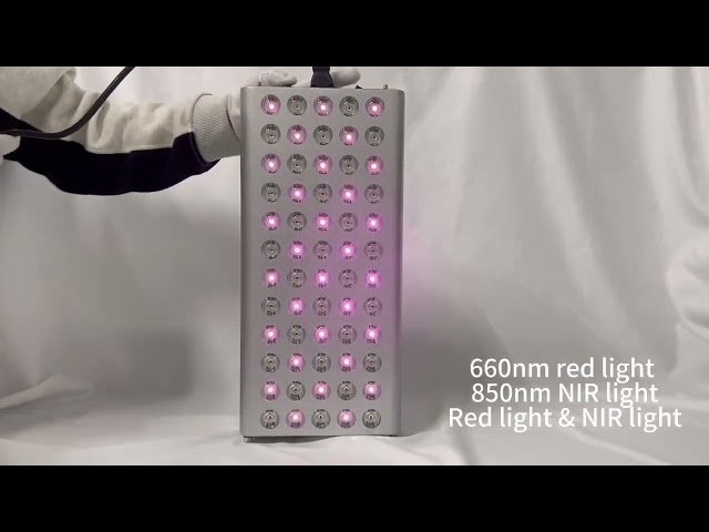 satın al Tam Vücut Özel Logo Kırmızı Işık 6000W Yakın Kızılötesi Işık Terapi Paneli LED Işık Cihazı çevrimiçi üretim